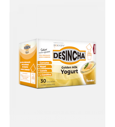 Desincha Golden Milk Yogurt - 30 Saquetas - Biokygen